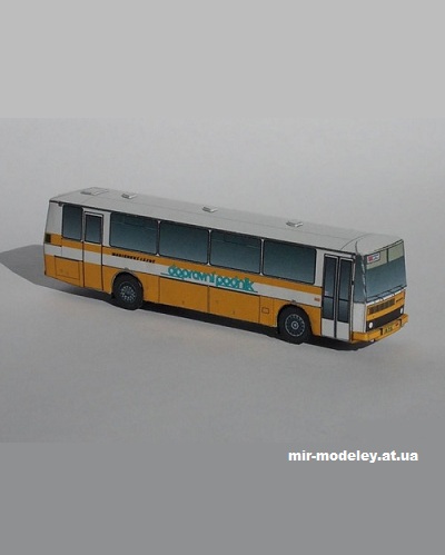 №13979 - Karosa LC735/LC736 (Petr Kudrej PK007) из бумаги