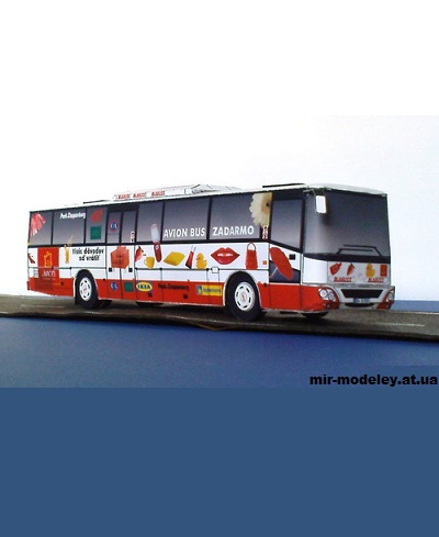 №13973 - Karosa С934/935/954/955/Axer 12M - Irisbus Axer 12M [Petr Kudrej PK002] из бумаги