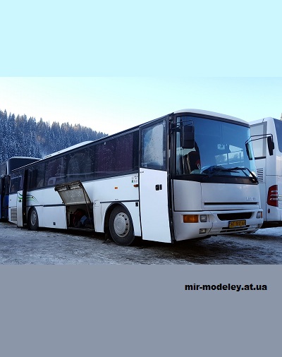 №13989 - Автобус Karosa LC936 (Petr Kudrej PK011 - cut 'n' paste) из бумаги