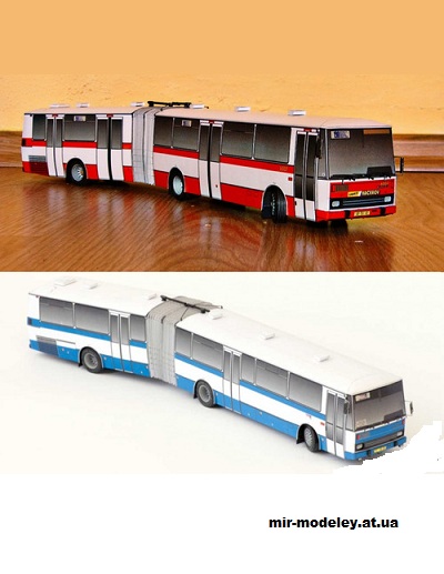 №13980 - Автобус Karosa B741 - 13 вариантов (Petr Kudrej PK008) из бумаги
