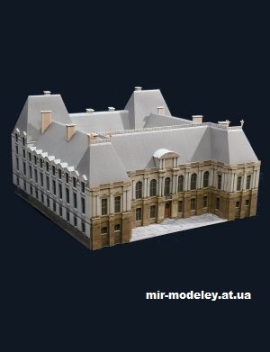 №13965 - Дворец Парламента Бретани / Palais du Parlement de Bretagne (Secanda) из бумаги