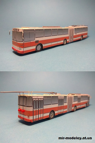 №13999 - Skoda-Sanos S200Tr (Petr Kudrej PK018) из бумаги