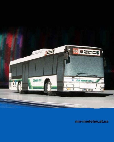 №14037 - Автобус MAN NL223/NÜ263 [Petr Kudrej PK049] из бумаги