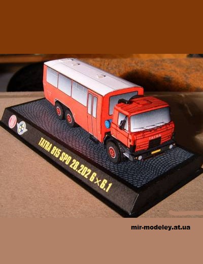 №14022 - Tatra 815 SPO 28.202 6x6.1 [Petr Kudrej] из бумаги