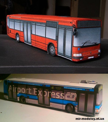 №13998 - Renault Agora S./Karosa-Renault City bus/Irisbus Agora S/Irisbus City bus 12M (Petr Kudrej PK017) из бумаги