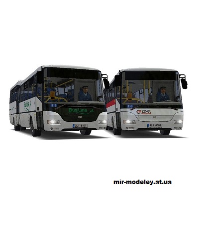 №14033 - Автобус SOR BN12/BN10,5/CN10,5/CN12/BN9,5/CN9,5/BN12 [Petr Kudrej PK042] из бумаги