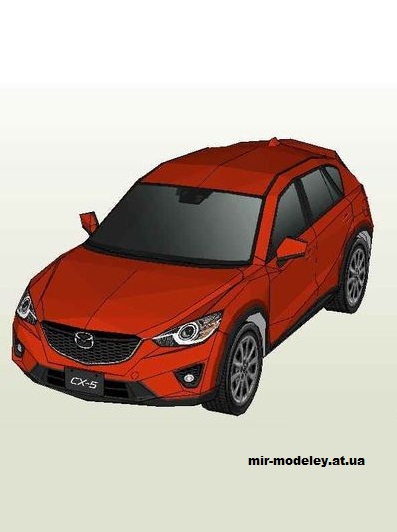 №14060 - Mazda CX-5 (CutP) из бумаги