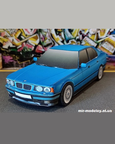 №14089 - BMW E34 (Paper car tuning / Модели от Евгения
