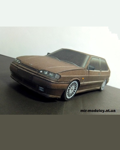 №14133 - ВАЗ-2113 и ВАЗ-2115 купе - 7 вариантов (Денис Моховцов и Алексей Киржаев) из бумаги