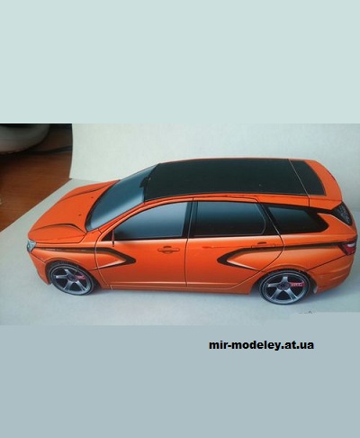 №14154 - Lada Vesta SW (Алексей Киржаев) из бумаги