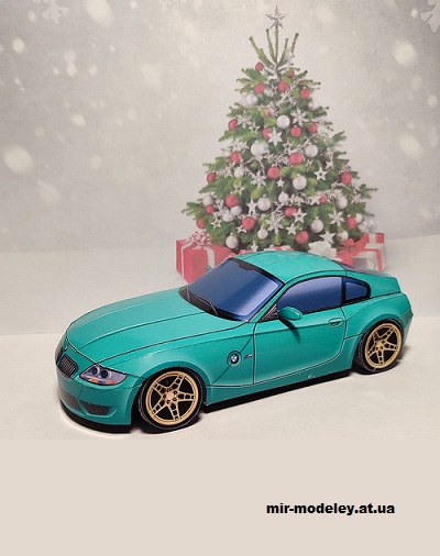 №14191 - BMW Z4 E85 Coupe (Paper Car Tuning) из бумаги