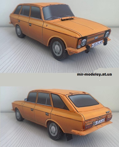 №14178 - Иж-2125 «Комби» версия 2.0 (Кардан Покрышкин - Алексей Киржаев) из бумаги