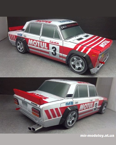 №14102 - ВАЗ-2103 VFTS (Алексей Киржаев) из бумаги