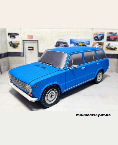 №14099 - ВАЗ-2102 - 8 вариантов цвета корпуса (Денис Махнёв и Алексей Киржаев) из бумаги