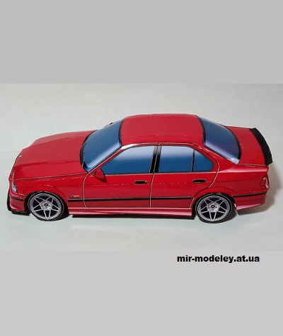 №14186 - BMW M3 (E36) (Paper Car Tuning) из бумаги