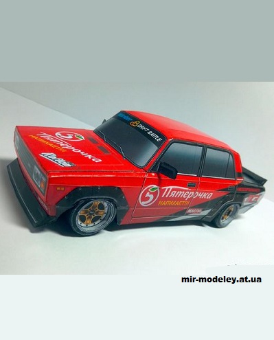 №14118 - ВАЗ-2105 МСА (Алексей Киржаев) из бумаги