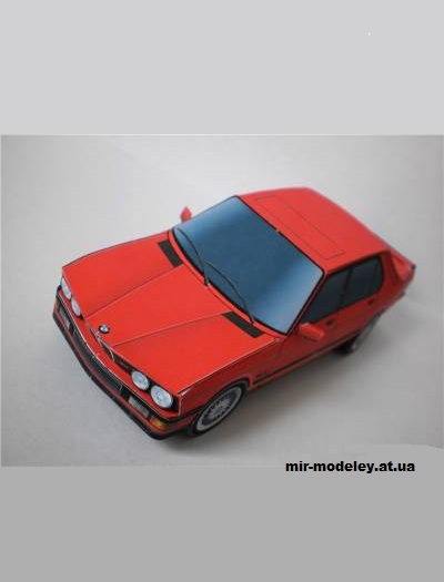 №14189 - BMW M5 e28 (Алексей Киржаев) из бумаги