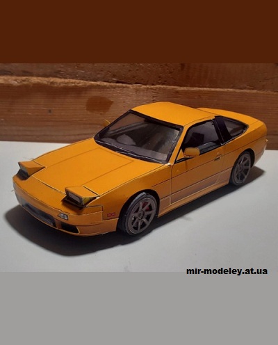 №14227 - Nissan 200SX (Андрей Русанов - Алексей Киржаев) из бумаги