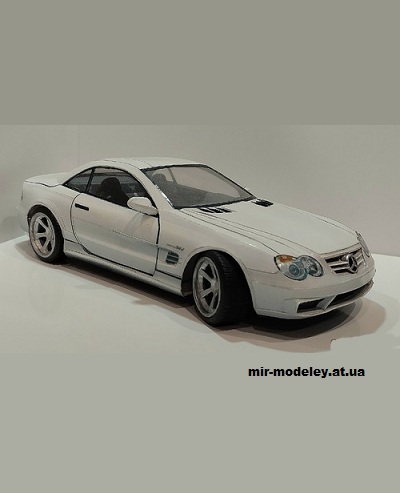 №14251 - Mercedes-Benz SL65 AMG (Alex Vibe - Paper car tuning) из бумаги