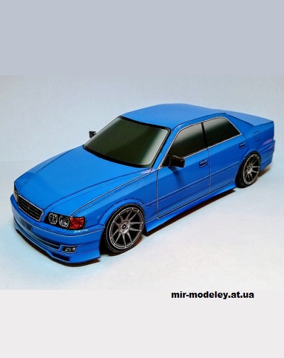 №14228 - Toyota Chaser JZX100 (Андрей Русанов - Алексей Киржаев) из бумаги
