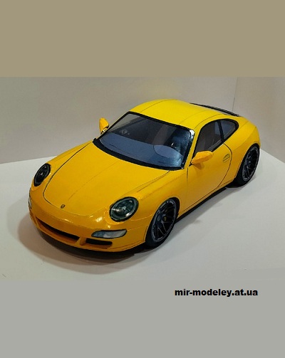 №14256 - Porsche 911(997) GT3 (Alex Vibe - Paper Car Tuning) из бумаги