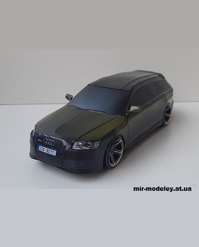 №14239 - Audi RS6 (Alex Vibe - Paper Car Tuning) из бумаги