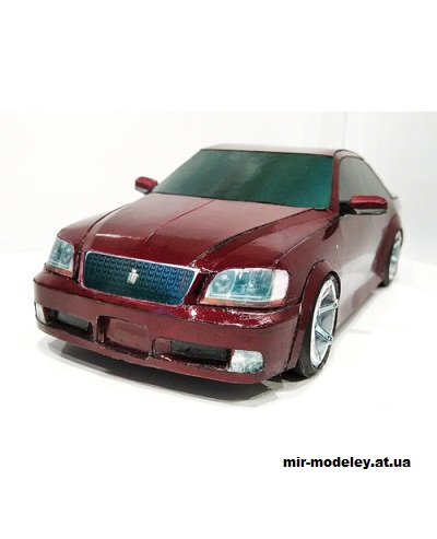 №14263 - Toyota Crown JZS171 (Paper Car Tuning) из бумаги