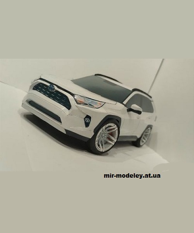 №14265 - Toyota RAV4 (Alex Vibe) из бумаги