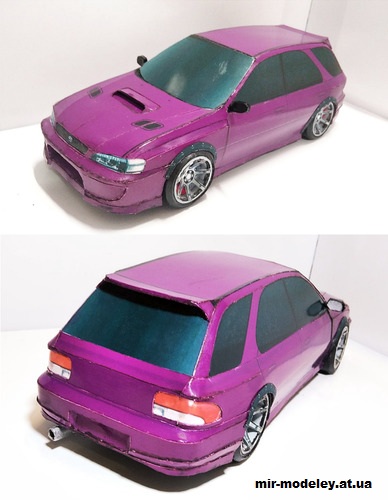 №14257 - Subaru Impreza GF8 (Alex Vibe - Paper car tuning) из бумаги