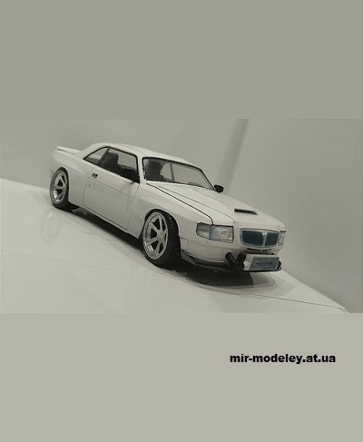 №14236 - ГАЗ-3110 «Волга» спортивное купе (Alex Vibe - Paper car tuning) из бумаги