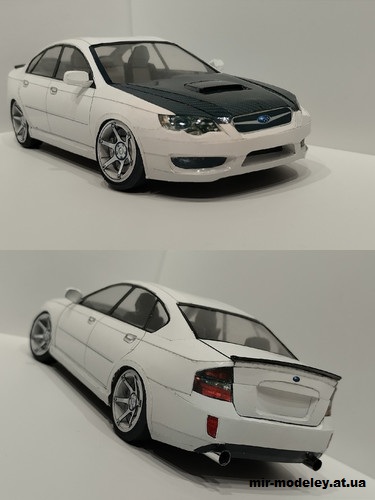 №14261 - Subaru Legacy B13 (Alex Vibe - Paper car tuning) из бумаги