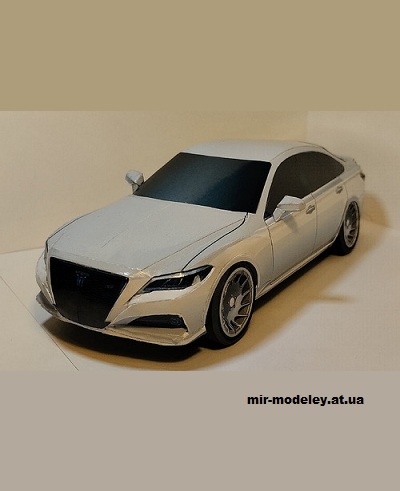 №14264 - Toyota Crown XV S220 (Alex Vibe - Paper car tuning) из бумаги