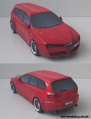 №14238 - Alfa Romeo 159 Wagon (Alex Vibe - Paper car tuning) из бумаги