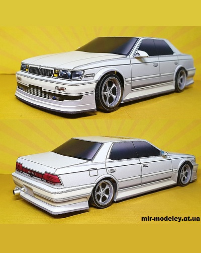 №14220 - Nissan Laurel C33 (Андрей Русанов - Алексей Киржаев / Paper car tuning) из бумаги