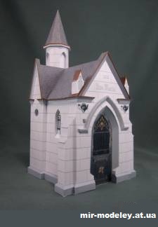 №1453 - Часовня Et Heckelches Hellijehüsje (Mondorfer Bastelbogen) из бумаги