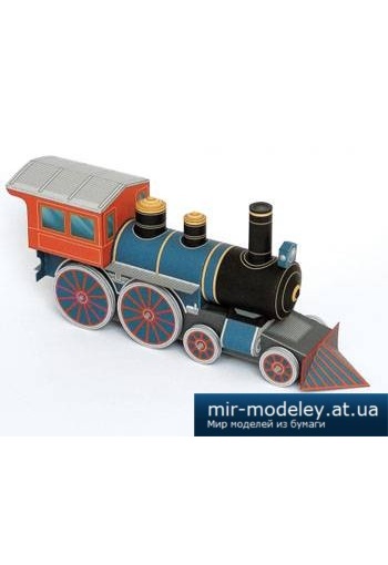 №1416 - Parna lokomotiva [Fifik] из бумаги