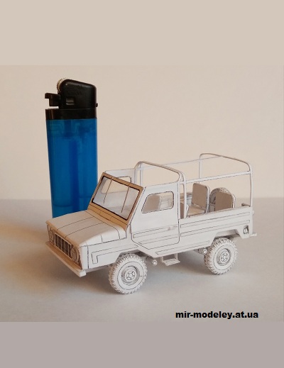 №14324 - ЛуАЗ-969А (Крапива) из бумаги