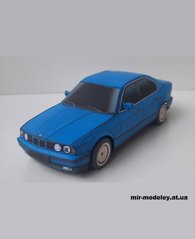 №14294 - BMW e34 (МБА) из бумаги