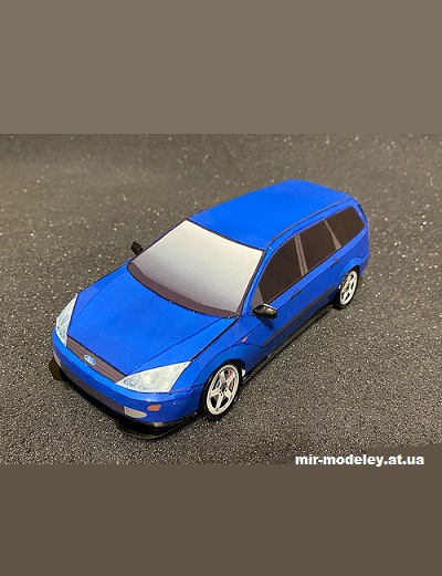 №14303 - Ford Focus Mk1 Универсал (МБА) из бумаги