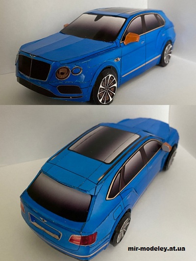 №14313 - Bentley Bentayga (МБА) из бумаги