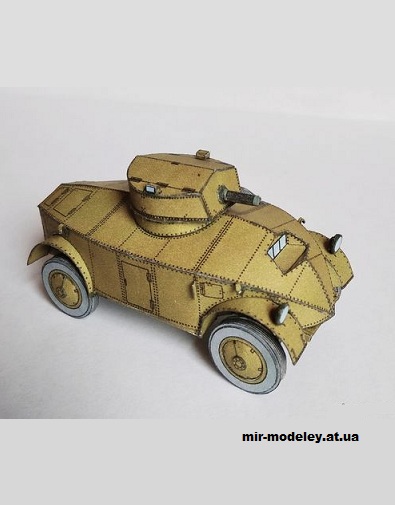 №14321 - Alvis-Straussler AC2 (крапива) из бумаги