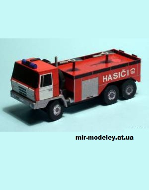 №14328 - CAS 32 TATRA 815 6x6 ZS PV [Fireboxy 10] из бумаги