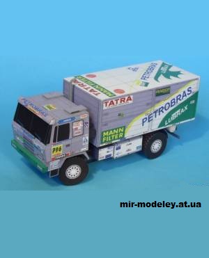 №14329 - Tatra 815 4x4 Dakar 2007 Assistance [Fireboxy 13] из бумаги