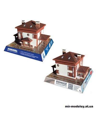 №14405 - Макет дома по проекту 57-65 (Felis lynx) из бумаги