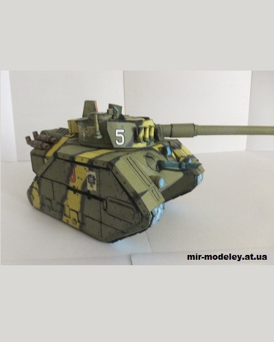 №14432 - Leader Ratss M1 - Warhammer 40K (Старый техник) из бумаги