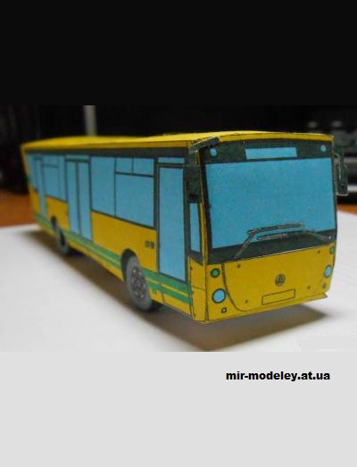 №14476 - БАЗ А148 «Подсолнух» [All From Paper] из бумаги