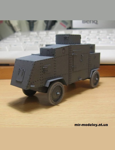 №14488 - Jeffery Armoured Car No.1 (AVR) из бумаги