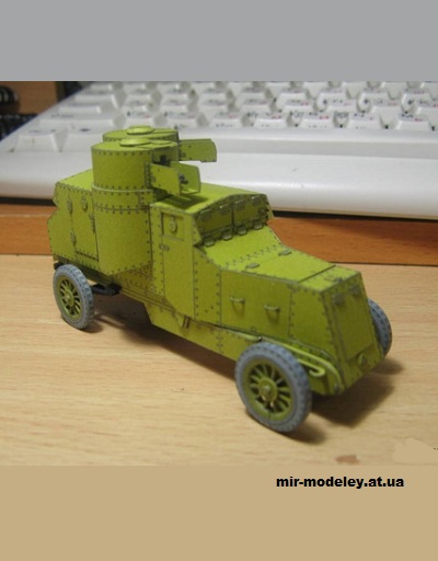 №14491 - Остин-Путиловец / Austin-Putilov (All From Paper) из бумаги