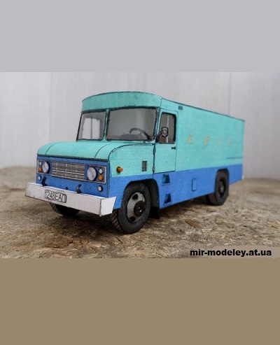 №14529 - Хлебный фургон ТА-3761 (All From Paper) из бумаги