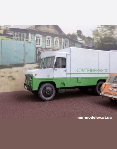 №14530 - Хлебный фургон TA-3763 (Конверсия ТА-29 от AVR) из бумаги